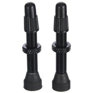 VALVE TUBELESS FUNN BLACK 45mm length, PRESTA, 2pcs in one package 