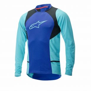DROP 2 LONG SLEEVE JERSEY - BLUE STRATOS AQUA
