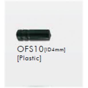 EMBUT DE GAINE S10 Plastic,Black,Fits ψ4mm,10pcs