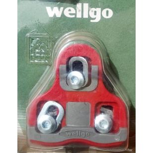 CALE PEDALE WELLGO TYPE LOOK 6° RC-7 ROUGE 