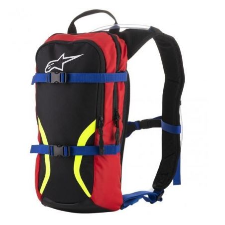 IGUANA HYDRATION BACKPACK ALPINESTARS BLACK BLUE RED YELLOW FLUO TO/S