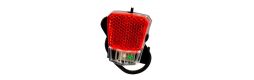 ECLAIRAGE ATOO PILE AR 1 LED ROUGE (FIXATION TIGE DE SELLE)