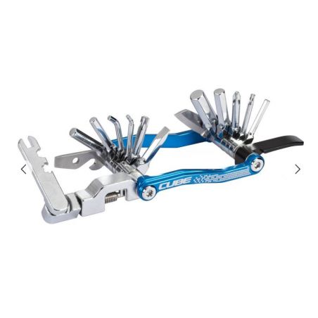 OUTIL MULTI FONCTIONS CUBE 20 FONCTIONS BLUE/CHROME