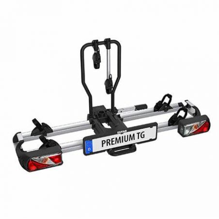 PORTE 2 VELO SUR ATTELAGE PLATEFORME EUFAB PREMIUM TG PLIABLE INCLINABLE VAE/ E BIKE ALU/ACI