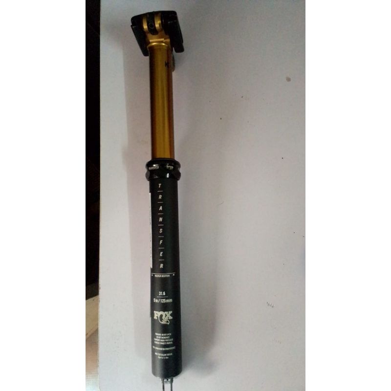 TIGE DE SELLE TELESCOPIQUE TRANSFER FOX 31.6 SIN /125MM (dépôt vente)