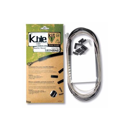 KIT CABLE/GAINE ACCESSOIRE FREIN ROUTE KBLE COMPATIBLE SHIMANO