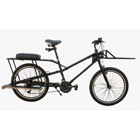 VELO CARGO MBIKE LONGTAIL 24" NOIR EQUIPE