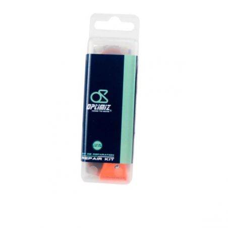 NECESSAIRE REPARATION OPTIMIZ VELO ROUTE VTT CYCLO 7 PIECES/1 DISSOLUTION 5 ML/1 GRATTOIR