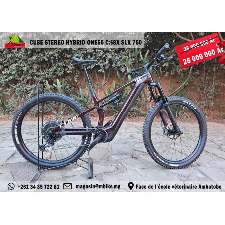 VELO CUBE STEREO HYBRID ONE55 C:68X SLX 750