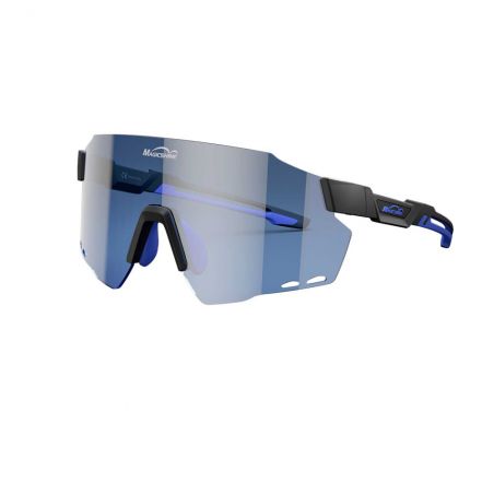 LUNETTES WINDBREAKER-COULEUR NOIR/BLEUR, ECRAN BLEU