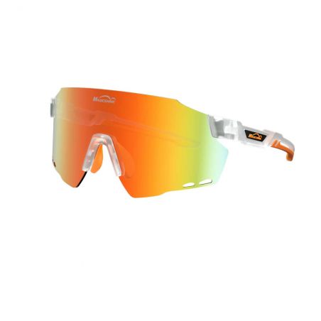 LUNETTES WINDBREAKER-COULEUR TRANSPARENT/ORANGE,ECRAN ORANGE