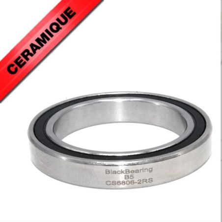 ROULEMENT BLACK BEARING B5 CERAMIQUE 6806-2RS  (30X42X7)