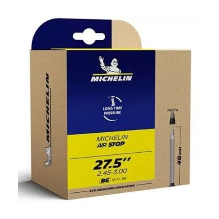 CHAMBRE A AIR MICHELIN AIRSTOP 27,5" 2,45/3,00 PRESTA 48MM 62/77-584