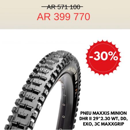 PNEU MAXXIS MINION DHR II 29x2.30WT,DD, EXO,3C MaxxGrip