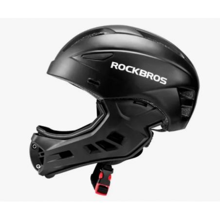 CASQUE VELO INTEGRAL ROCKBROS TT-018-BK POUR ENFANTS