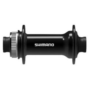 MOYEU VTT SHIMANO TC500 DISQUE CENTERLOCK NOIR AVANT 32T POUR AXE TRANSVERSANT 15x100 MM