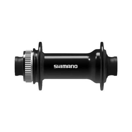 MOYEU VTT SHIMANO TC500 DISQUE CENTERLOCK NOIR AVANT 32T POUR AXE TRANSVERSANT 15x100 MM