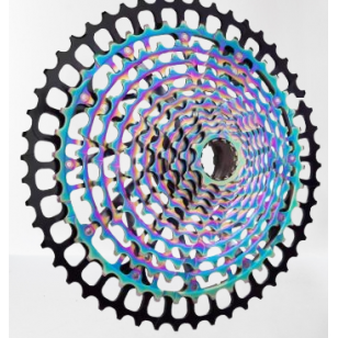 CASSETTE SUNSHINE XD CS-HR12 9-50T 12S COULEUR ARC EN CIEL