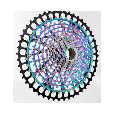 CASSETTE SUNSHINE XD CS-HR12 9-50T 12S COULEUR ARC EN CIEL