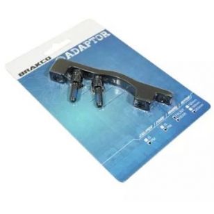 ADAPTATEUR / REHAUSSE FREIN A DISQUE VTT PM AVANT/ ARRIERE BRAKCO ETRIER 160 mm DISQUE 203 mm