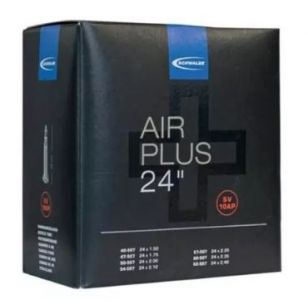 CHAMBRE A AIR VELO SCHWALBE 24" 2,10-3,00 AIR PLUS SCHRADER (54/75-507)