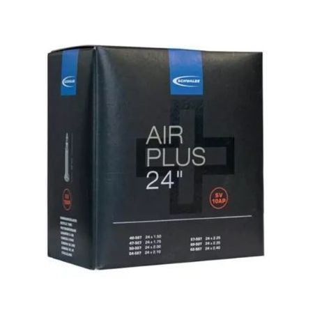 CHAMBRE A AIR VELO SCHWALBE 24" 2,10-3,00 AIR PLUS SCHRADER (54/75-507)