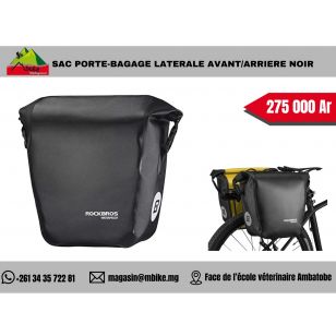 SAC PORTE-BAGAGE LATERALE AVANT/ARRIERE  ROCKBROS NOIR