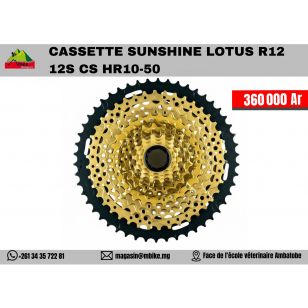 CASSETTE SUNSHINE  LOTUS R12 12S CS HR10-50