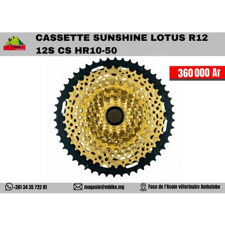 CASSETTE SUNSHINE  LOTUS R12 12S CS HR10-50