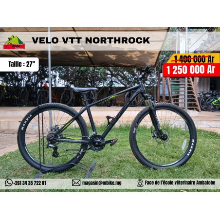 VELO VTT NORTHROCK XC27 C8GP7067 NOIR VERT (Dépôt vente)