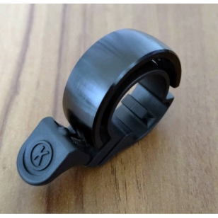 SONNETTE KNOG CLASSIC SMALL - DESIGN ELEGANT ET LEGER - POUR VELO DE ROUTE ET GRAVEL - NOIR