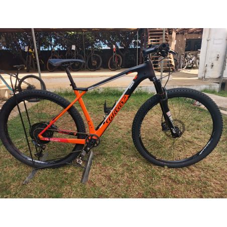 VELO VTT WILLER TRIESTINA 110X - COULEUR ORANGE/NOIR 8/10 (DEPOT VENTE)