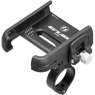 SUPPORT SMARTPHONE VELO GUB P33 EN ALLIAGE ET NYLON - ROTATION 360° AVEC LIBERATION RAPIDE POUR GUIDON