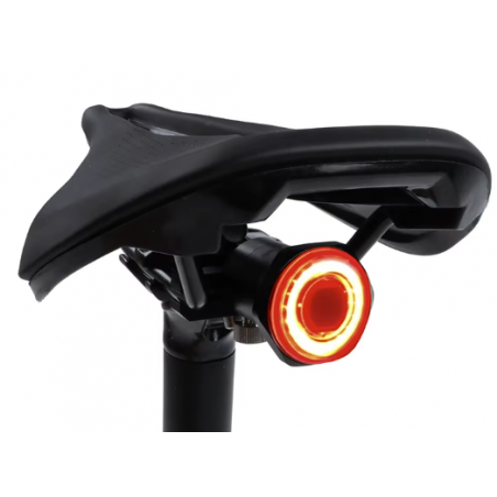 FEU ARRIERE DE VELO GUB 062SR - RECHARGE USB - ETANCHE - LED SUR RAIL DE SELLE