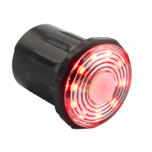 FEU ARRIERE INTELLIGENT GUB 066 A LED MULTICOLORE - RECHARGE USB - ETANCHE - LED SUR TIGE DE SELLE