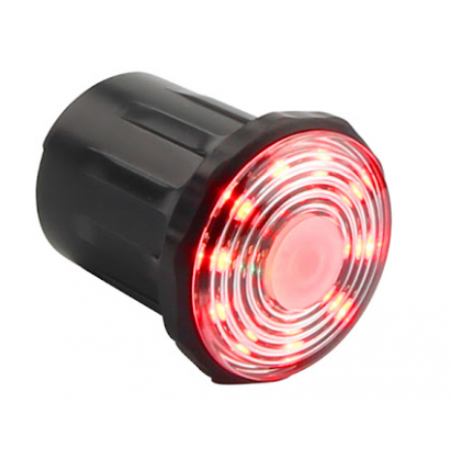 FEU ARRIERE INTELLIGENT GUB 066 A LED MULTICOLORE - RECHARGE USB - ETANCHE - LED SUR TIGE DE SELLE