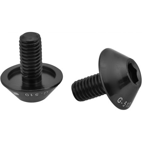 LOT DE 2 VIS EN ALUMINIUM POUR PORTE BIDON DE VELO GUB G-510 - M5X 12mm