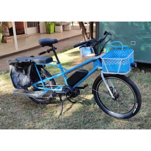 VELO MBIKE LONGTAIL V3 EQUIPE - COULEUR BLEU