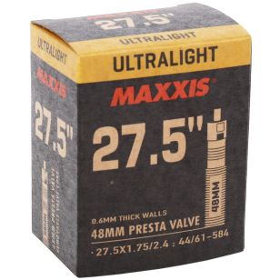 CHAMBRE A AIR MAXXIS ULTRALIGHT 27.5x1.75/2.40 PRESTA 48MM
