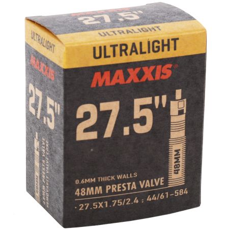 CHAMBRE A AIR MAXXIS ULTRALIGHT 27.5x1.75/2.40 PRESTA 48MM