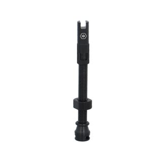 VALVE TUBELESS KHEAX – ALU/NOIR – PRESTA 60MM – PAIRE