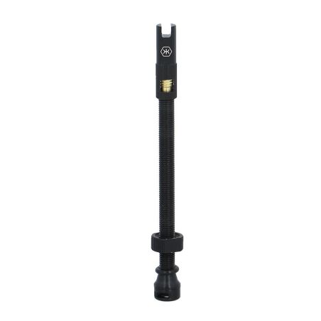VALVE TUBELESS KHEAX – ALU/NOIR – PRESTA 80MM – PAIRE