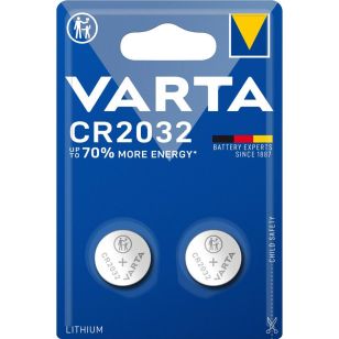 PILE CR2032 3V VARTA LITHIUM (X2)